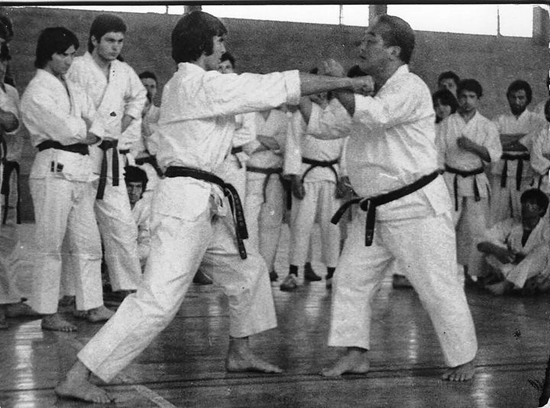 Ilija Jorga auf einem Fudokan-Lehrgang