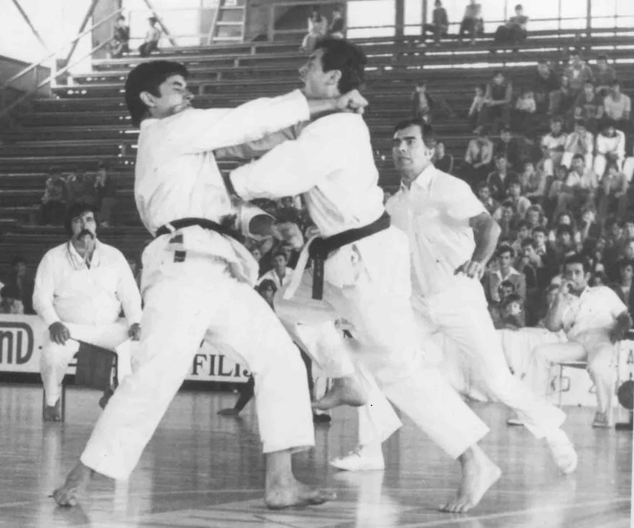 Wettkampf-Kumite in Jugoslawien 1975